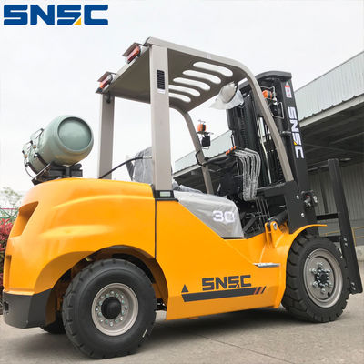 6m Lifting High Mast Forklift LPG Gas Forklift 3000kgs Load Capacity