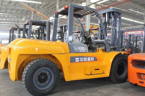 Zusammengestellte 10 Tonnen Diesel-Forklift 3000 mm-6000 mm Aufzugshöhe
