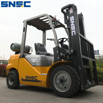 6m Lifting High Mast Forklift LPG Gas Forklift 3000kgs Load Capacity