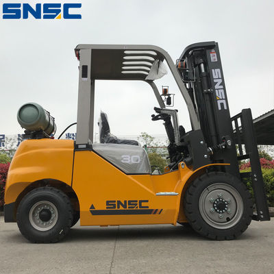 6m Lifting High Mast Forklift LPG Gas Forklift 3000kgs Load Capacity