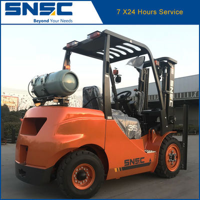 Japan NISSAN K25 Benzin-Gabelstapler SNSC LPG-Gegengewicht-Gabelstapler