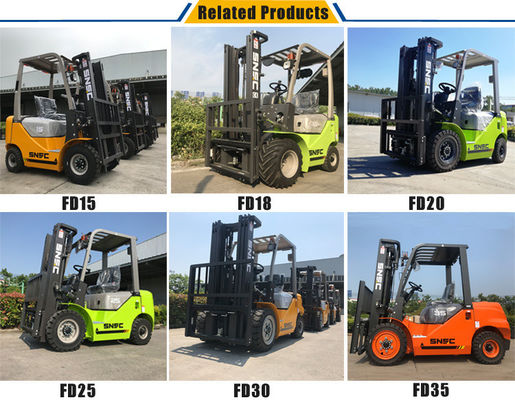 SNSC Benzin-Forklift 3,5 Tonnen-Forkliftfahrzeuge
