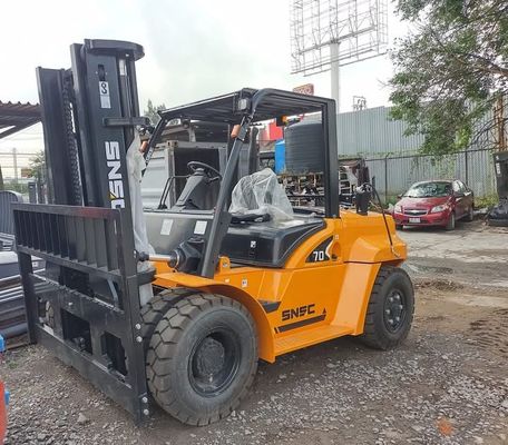 CE 7 Tonnen Propangas-Forklift Benzin-Forklift mit USA PSI-Motor