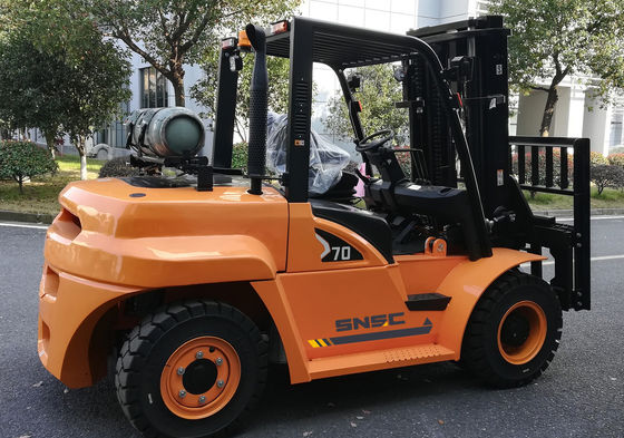 CE 7 Tonnen Propangas-Forklift Benzin-Forklift mit USA PSI-Motor