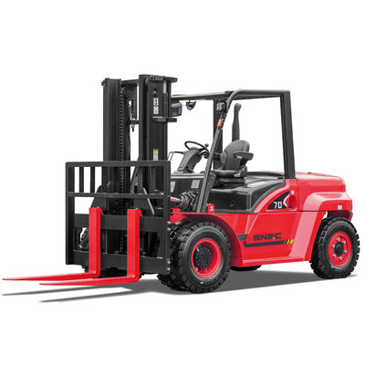 CE 7 Tonnen Propangas-Forklift Benzin-Forklift mit USA PSI-Motor