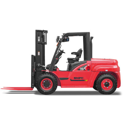 CE 7 Tonnen Propangas-Forklift Benzin-Forklift mit USA PSI-Motor