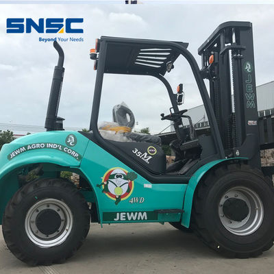 4X2 Forklift für raue Gelände 3500 kg Forklift mit Vierradantrieb