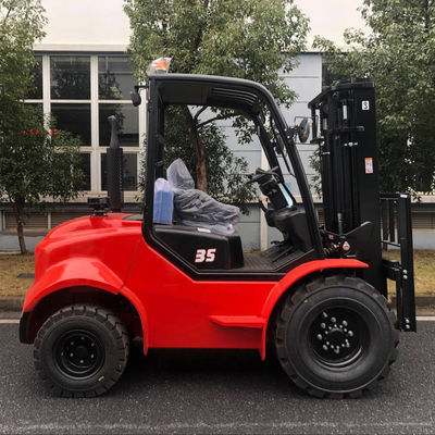 3.5 Tonnen 4x4 Gabelstapler für kleine Schwergelände FD35 Dieselmotor