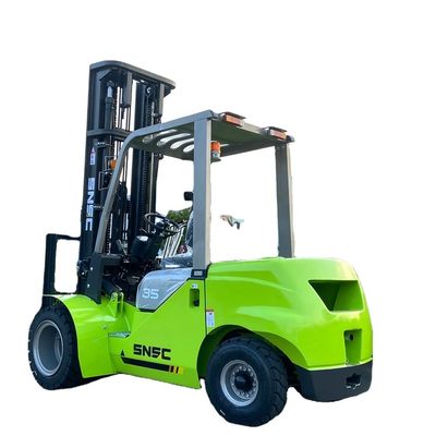 Seitenschalter 4x4 Gabelstapler YUNNEI Motor 3500kg Kleiner Offroad Gabelstapler