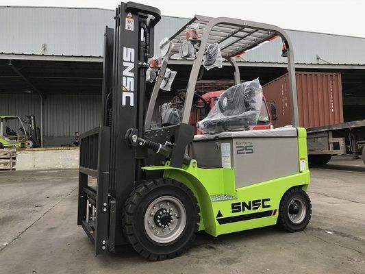 Zusammengestellte 2,5 Tonnen elektrische Gabelstapler SNSC Gabelstapler mit Akku