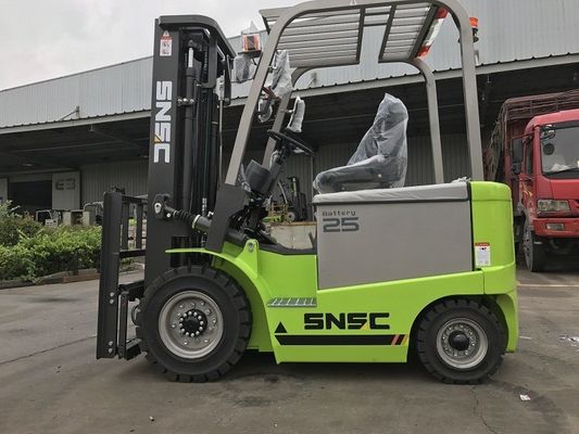 Zusammengestellte 2,5 Tonnen elektrische Gabelstapler SNSC Gabelstapler mit Akku