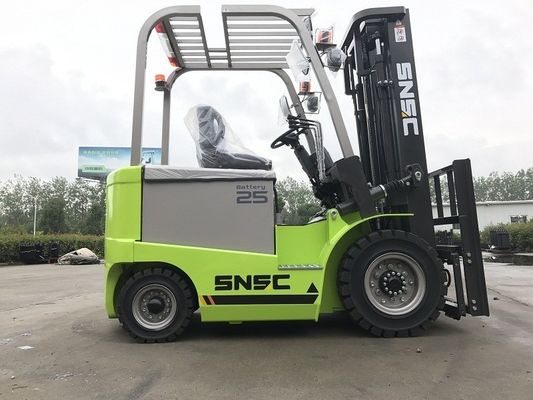 Zusammengestellte 2,5 Tonnen elektrische Gabelstapler SNSC Gabelstapler mit Akku