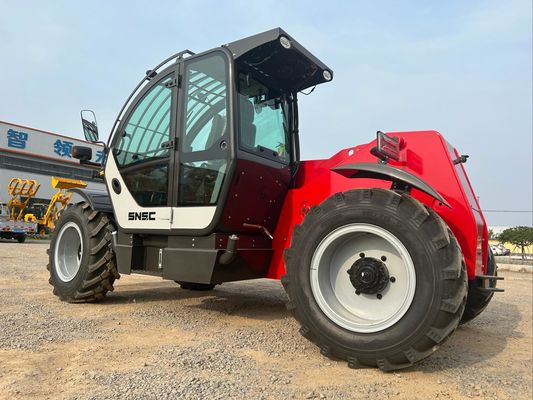 7m kleiner Fernhandler SNSC 3 Tonnen Teleskop-Reicher Gabelstapler Rot