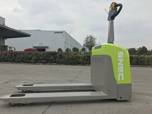 Lithiumbatteriebetriebener Paletten-Jack 1,5 Tonnen elektrischer Palettenwagen Grün