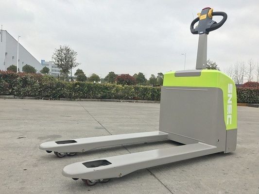 Lithiumbatteriebetriebener Paletten-Jack 1,5 Tonnen elektrischer Palettenwagen Grün