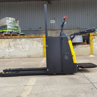 Bekleidungsgeschäfte Elektrische Palette Jack 600 mm Ladungszentrum Motorisierte Palette Jack