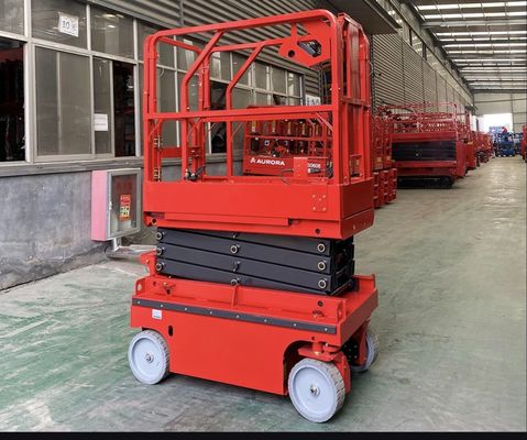 6m 8m 10m selbstfahrende elektrische Schere Aufzug Luftarbeitsplattform 230kg Belastung