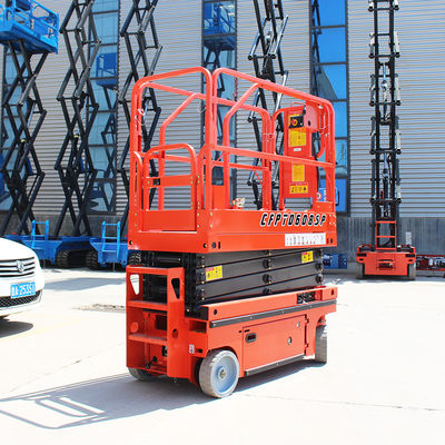 300 kg selbstfahrender elektrischer Scherelift OEM mobile Schereliftplattform