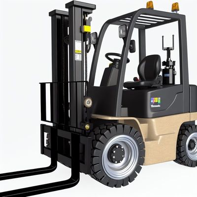 Material Handling Electric Pallet Forklift with Solid Tyres and Durable Shimadzu Pump for Smooth Operations